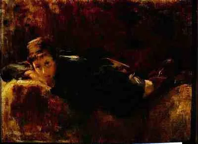 donna sdraiata