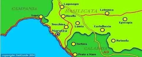 MAPPA DINTORNI MARATEA